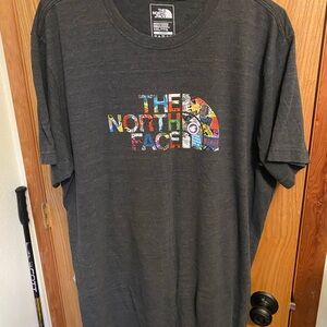 Men’s Size XXL Grey The North Face Logo T-Shirt